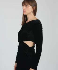 Rachel Comey Mast Dress Black Velvet Dresses