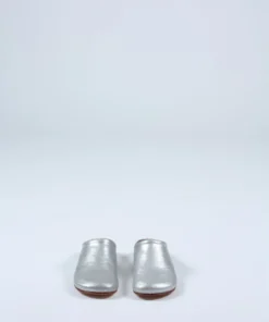 Lauren Manoogian Shoes Mono Mule Silver