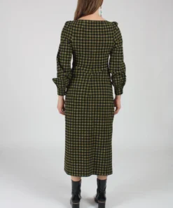 Rachel Comey Dresses Proposition Dress Stretchy Black Plaid