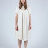 Lauren Manoogian Gather Dress White 2 Lauren Manoogian Gather Dress White