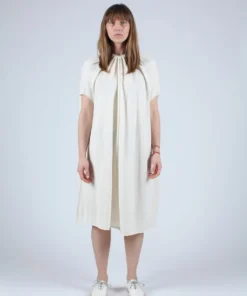 Lauren Manoogian Gather Dress White