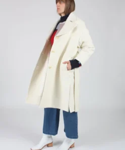 Rodebjer Boldizsar Coat White Outerwear