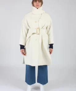 Rodebjer Boldizsar Coat White Outerwear