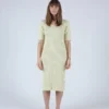 Wol Hide Rib Dress Pollen