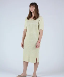 Wol Hide Rib Dress Pollen