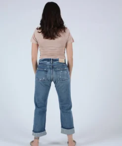 Moussy MV Celina Cropped Straight Dark Blue Denim