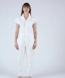 Apiece Apart Azore Jumpsuit Cream