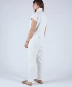 Apiece Apart Azore Jumpsuit Cream