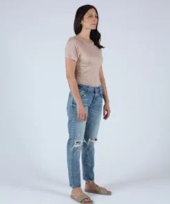 Moussy MV Latrobe Tapered Jean Light Blue