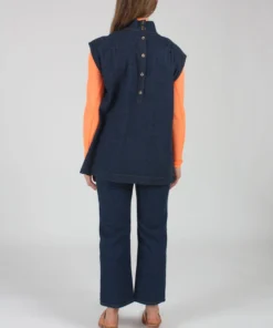 Rachel Comey Depart Top Raw Indigo Shirts And Blouses