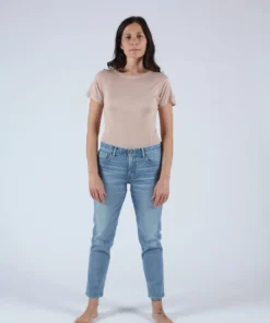 Moussy Light Blue Powder Skinny Jean Denim