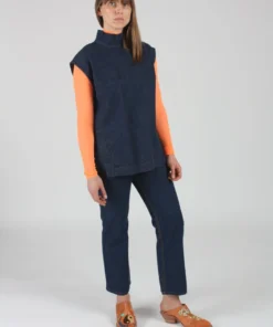 Rachel Comey Depart Top Raw Indigo Shirts And Blouses