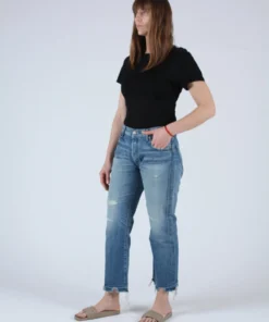 Moussy Denim MV Leola Cropped Straight Jean
