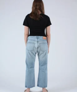 Moussy Genoa Cropped Straight Jean Denim