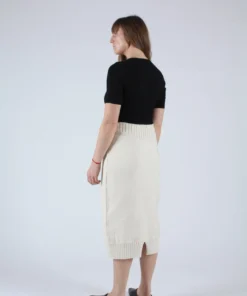 Wol Hide Pebble Skirt Natural