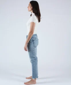 Moussy MV Kelley Tapered Light Blue Denim