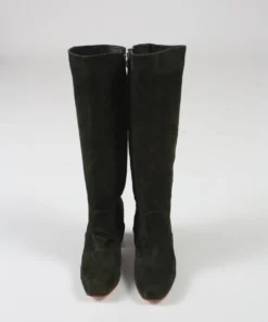 No.6 Shoes Sloan Knee High Boot In Pine/Bottle