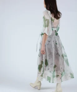Kamperett Dresses Loretta Silk Organza Midi Dress Memories Print 11 Kamperett Dresses Loretta Silk Organza Midi Dress Memories Print