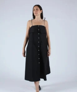 Kamperett Anis Cotton Dress Black