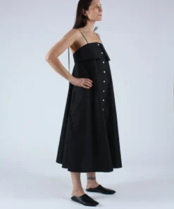 Kamperett Anis Cotton Dress Black 10 Kamperett Anis Cotton Dress Black