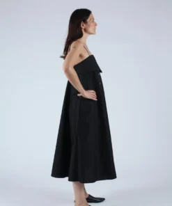 Kamperett Anis Cotton Dress Black 11 Kamperett Anis Cotton Dress Black