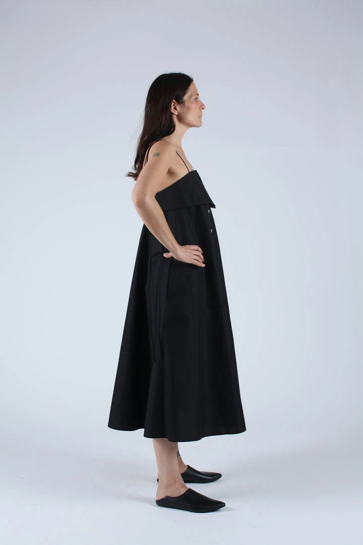 Kamperett Anis Cotton Dress Black 6 Kamperett Anis Cotton Dress Black