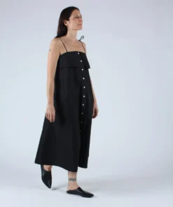 Kamperett Anis Cotton Dress Black 12 Kamperett Anis Cotton Dress Black