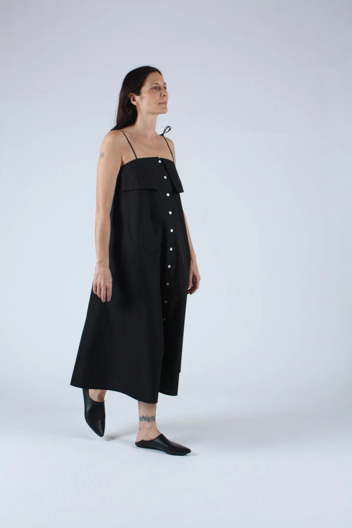 Kamperett Anis Cotton Dress Black 7 Kamperett Anis Cotton Dress Black