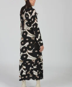 Rachel Comey Cessation Dress Black Psychedelic Floral