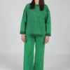 Rachel Comey Barter Top Green Acid Wash