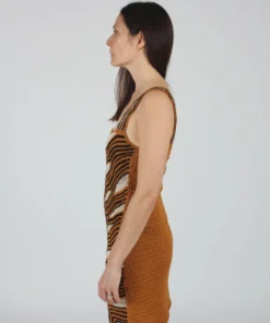 Rachel Comey Orata Dress Tiger Multi Crochet Dresses