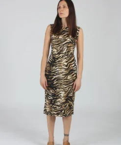 Rachel Comey Medina Dress Brown Bengal
