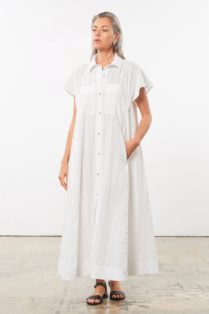 Mara Hoffman Aimilios Dress White 3 Mara Hoffman Aimilios Dress White