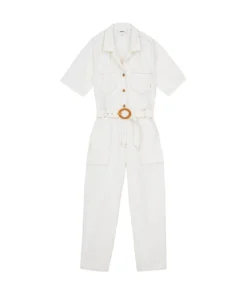 Nanushka Arlo Jumpsuit White Jumpsuits