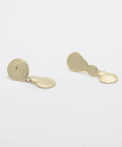 Leigh Miller Jewelry Double Drop Earrings Brass