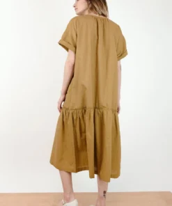 Micaela Greg Sale Cleo Dress Golden