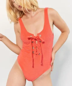 Mara Hoffman Desa One Piece Coral Terry