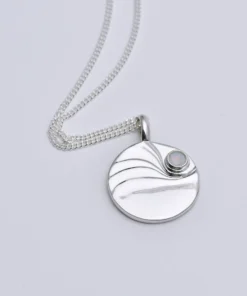 Leigh Miller Dawn Pendant Sterling Silver With Moonstone